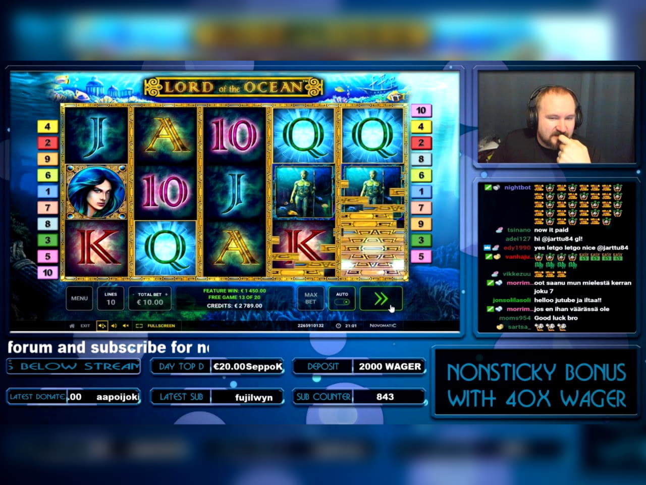 205 Free spins no deposit at Casino Room