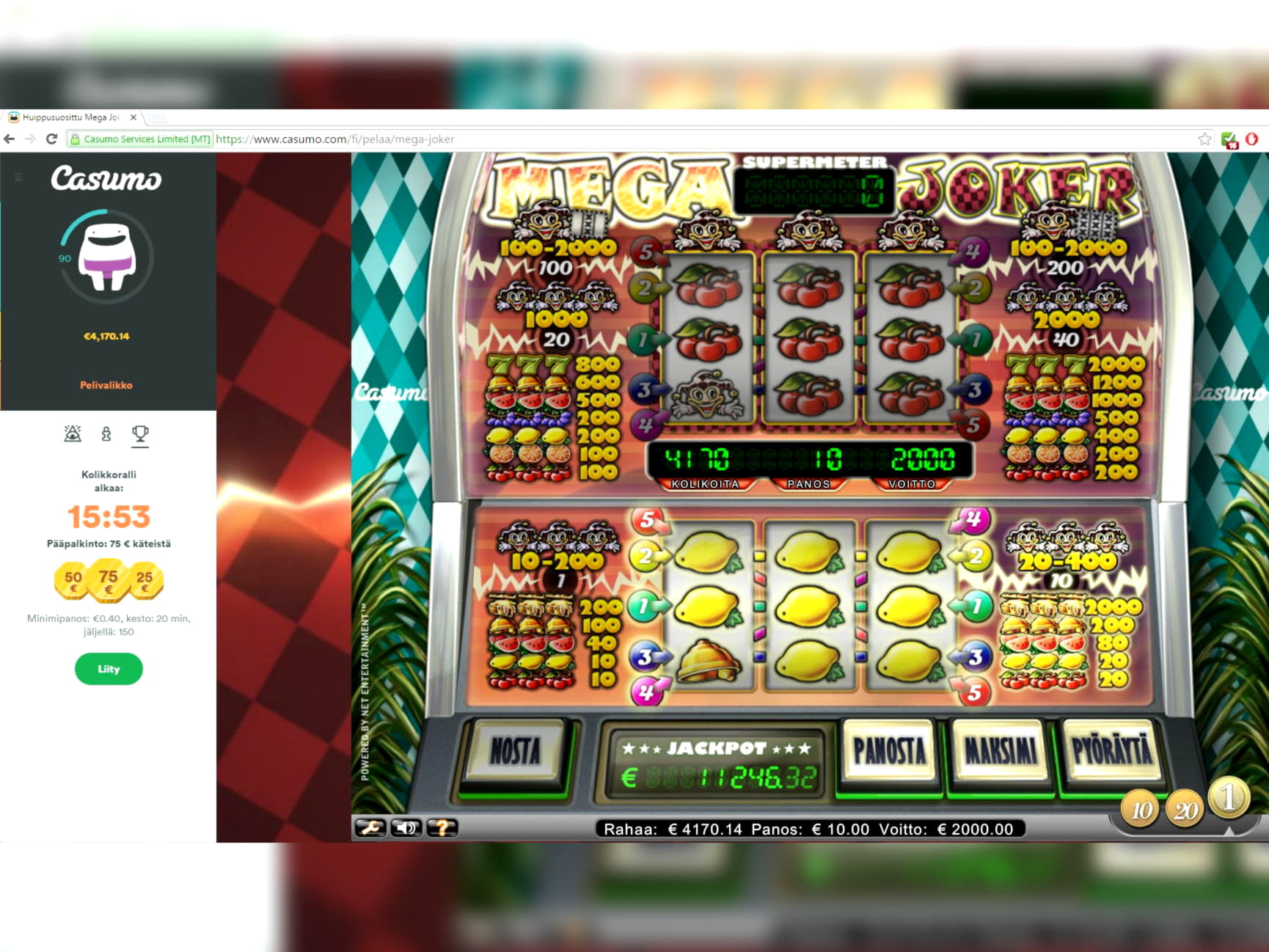 $525 Free chip casino at Intertops Casino
