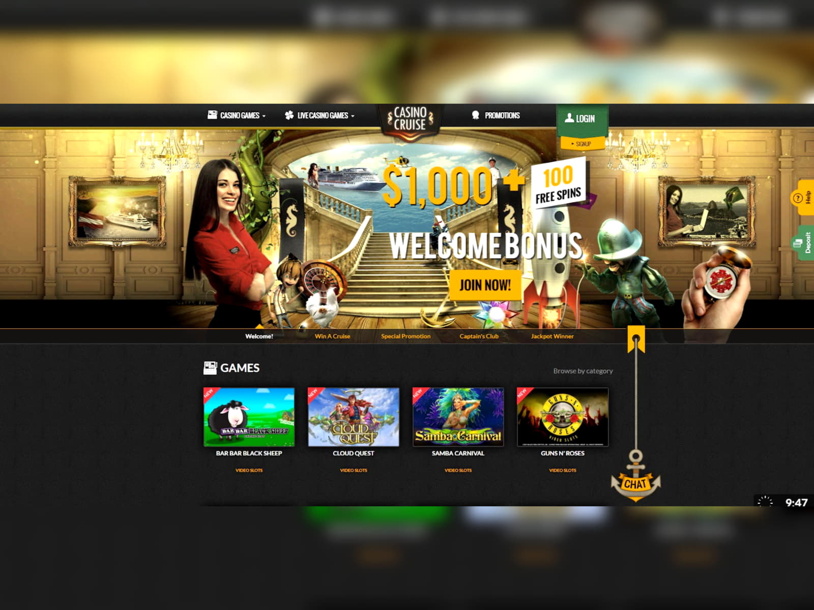 315% Match at a casino at Ruby Fortune Casino