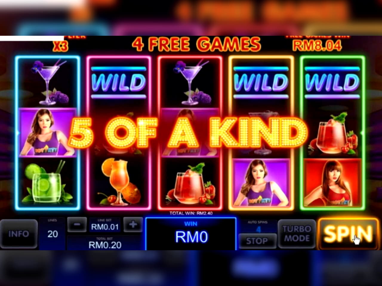 $405 Casino chip at Cherry Jackpot Casino