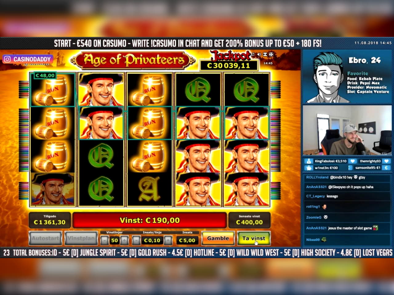 £460 Casino Tournament at Jackpot City Casino