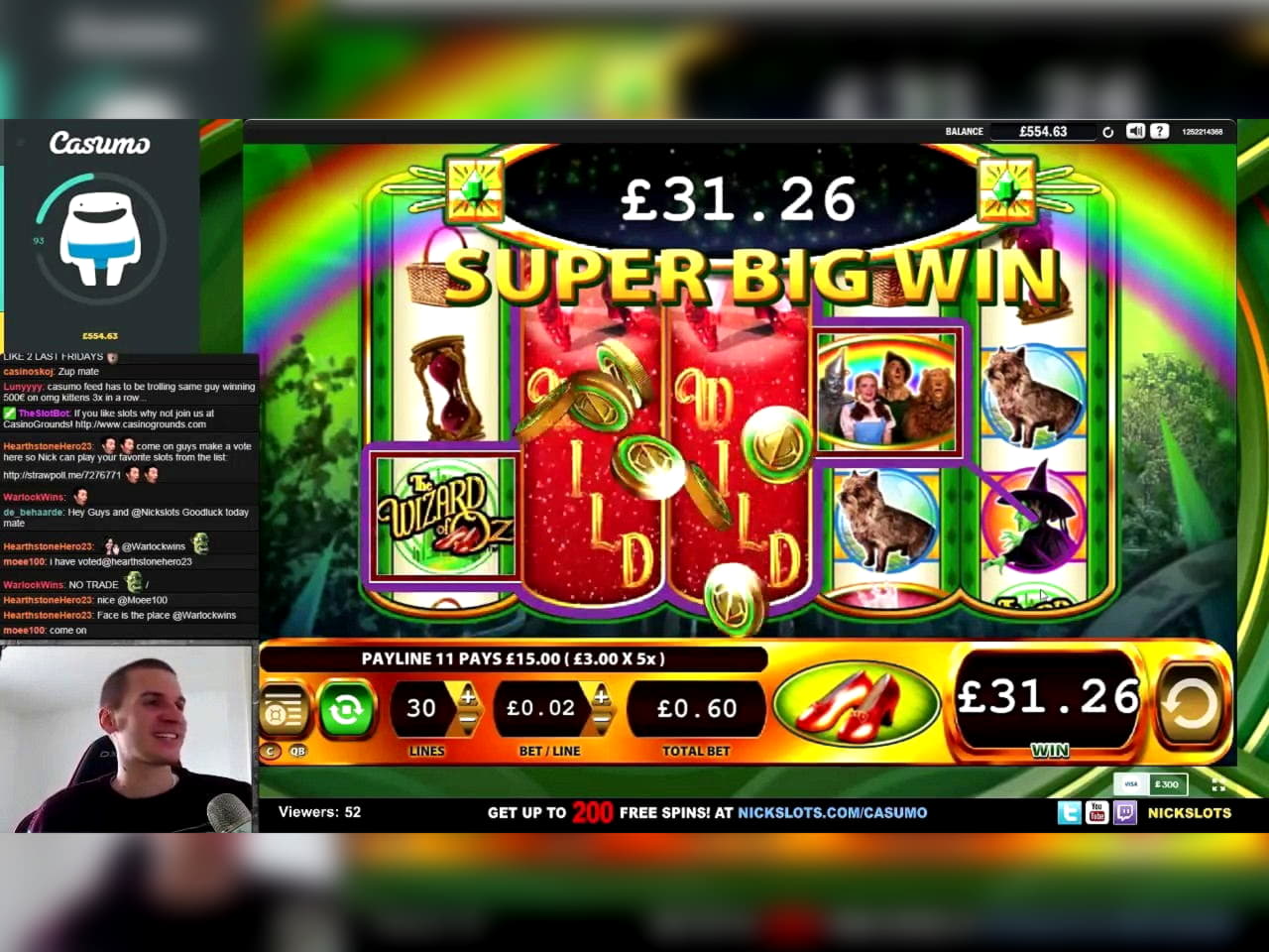 EUR 725 No deposit casino bonus at Euro Palace Casino