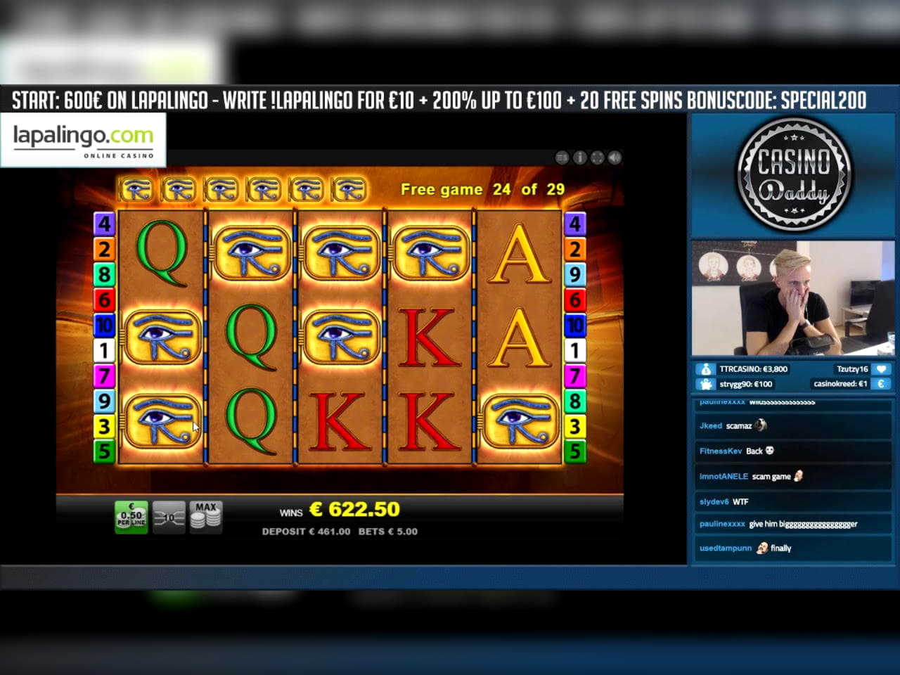 200 Free Spins no deposit casino at Lucky Nugget Casino