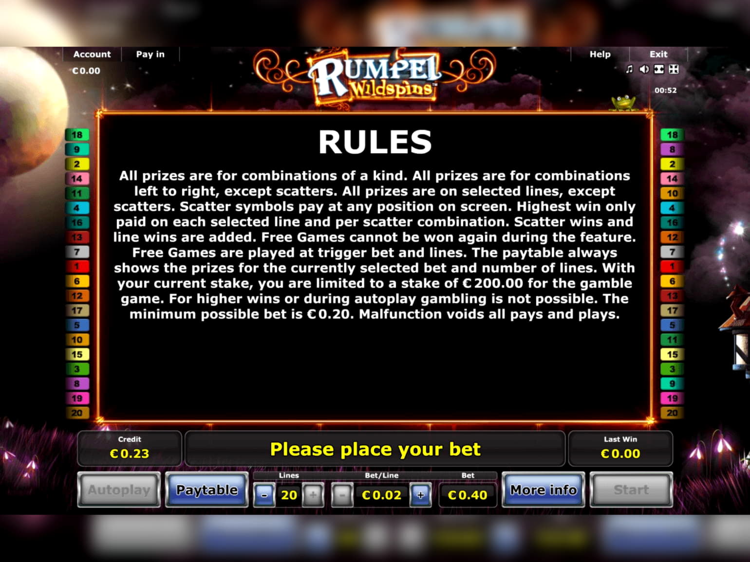 135 Free Spins no deposit at Gaming Club Casino