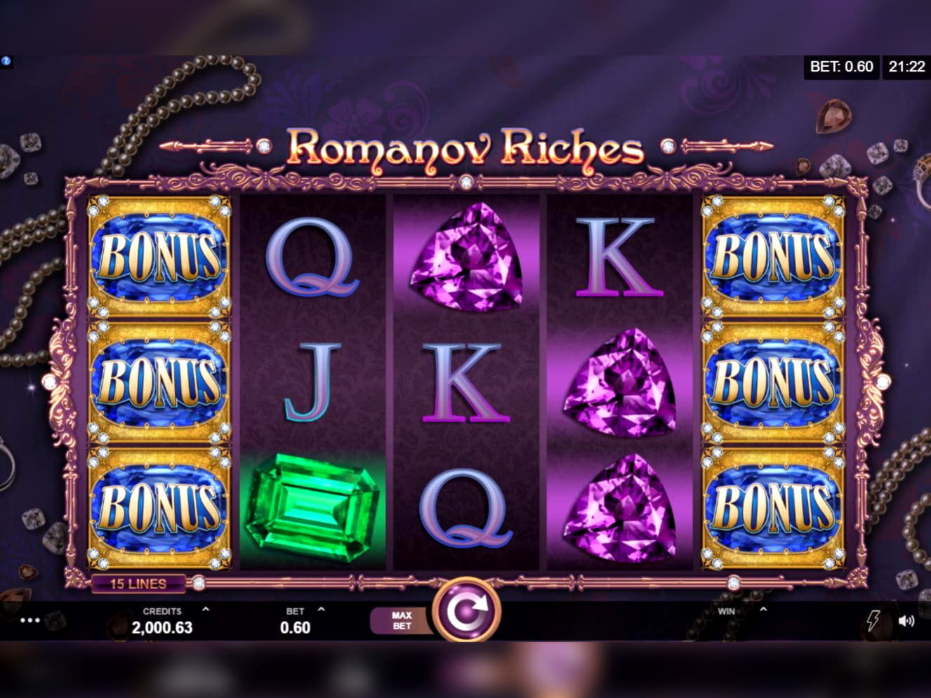 35 free spins at Ruby Fortune Casino