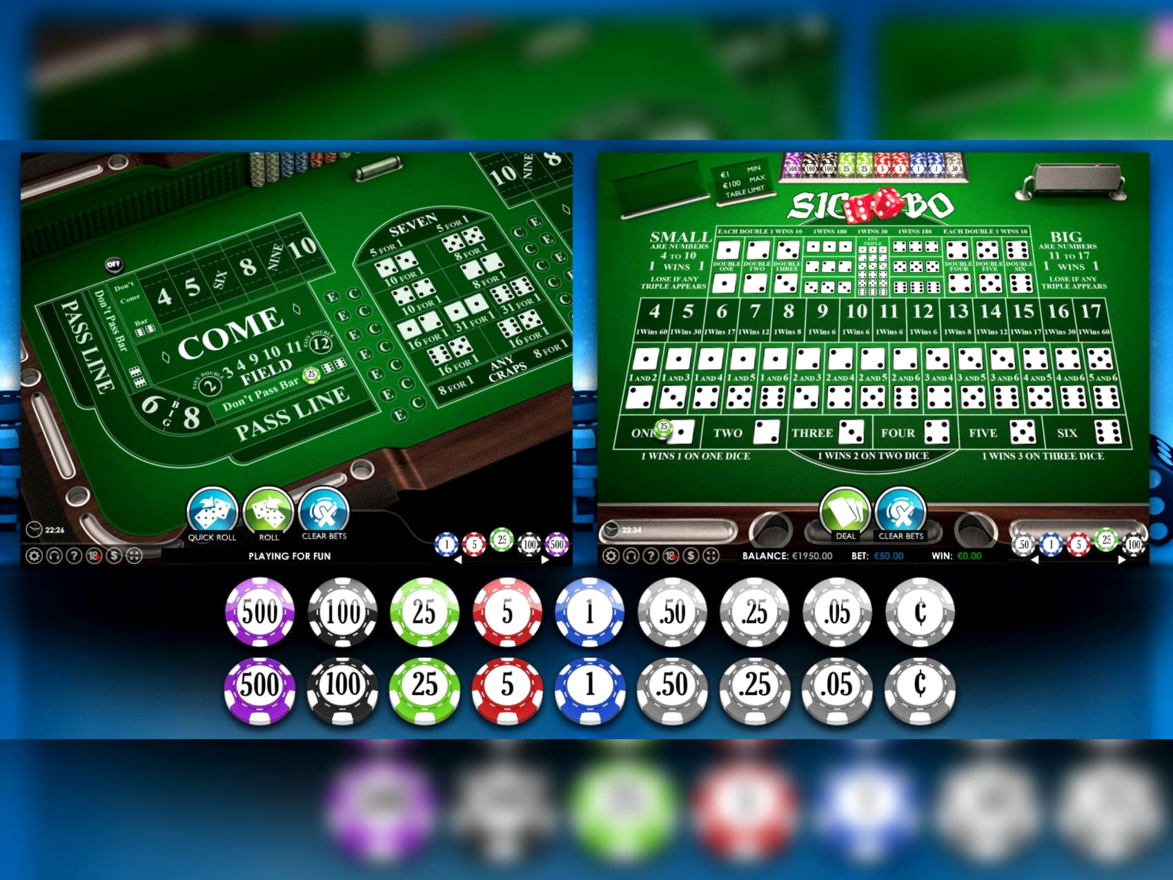 EUR 435 casino chip at Spinit Casino
