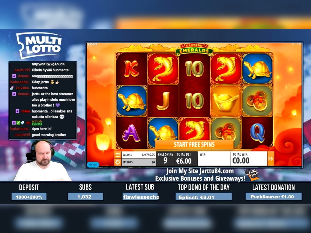 65 Loyalty Free Spins! at 888 Casino