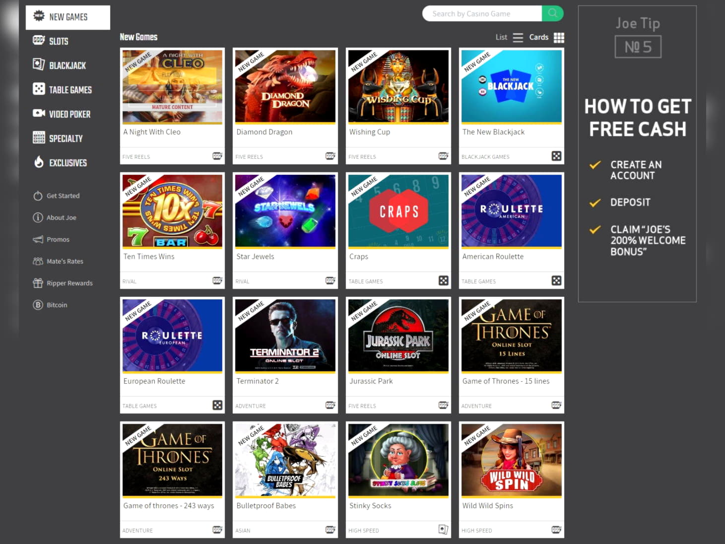 Eur 365 Online Casino Tournament at Betway Casino
