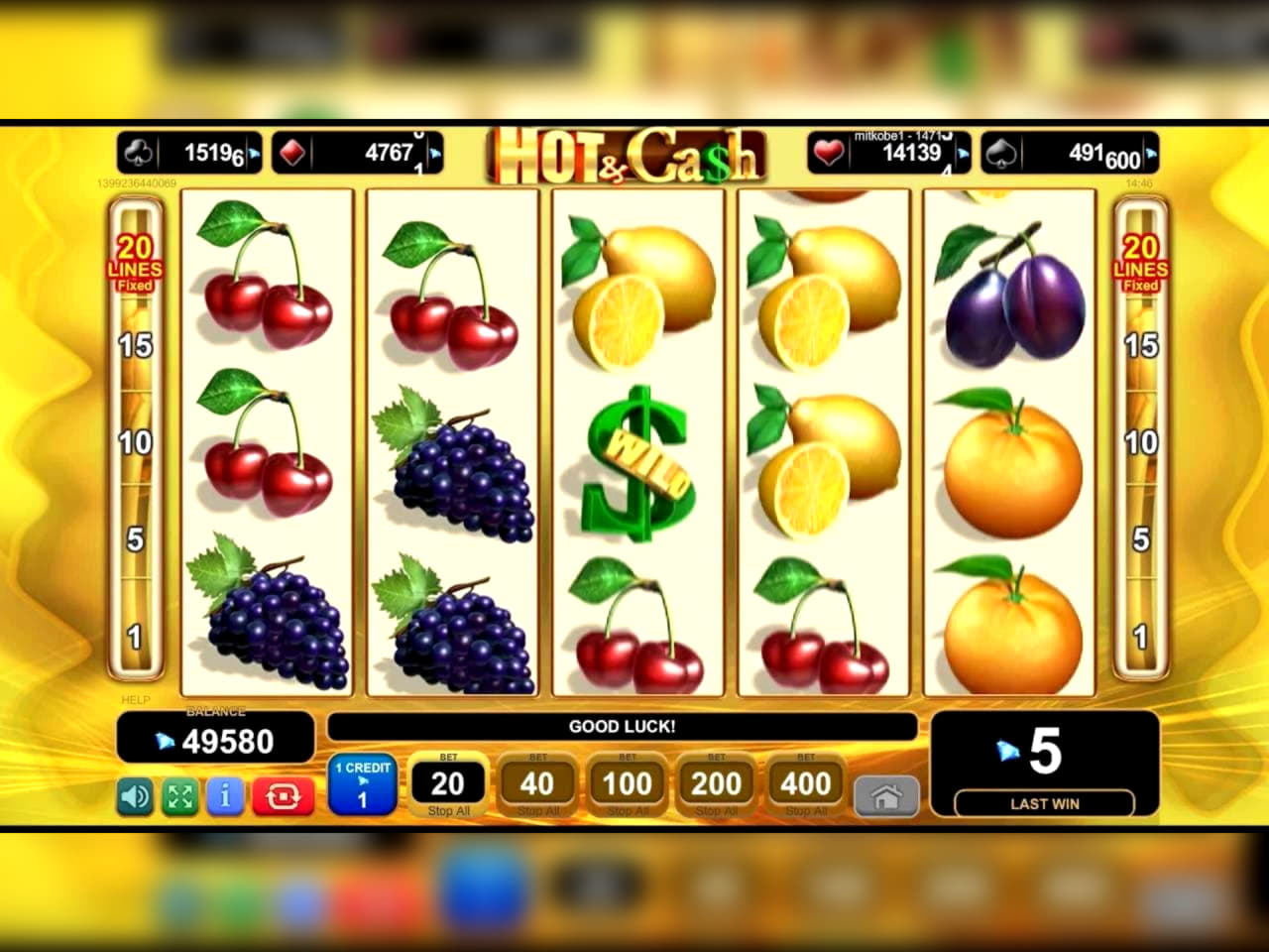 EUR 333 Daily freeroll slot tournament at 777 Casino