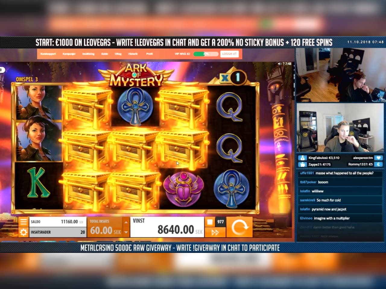 EUR 222 Free Casino Ticket at Casino Max