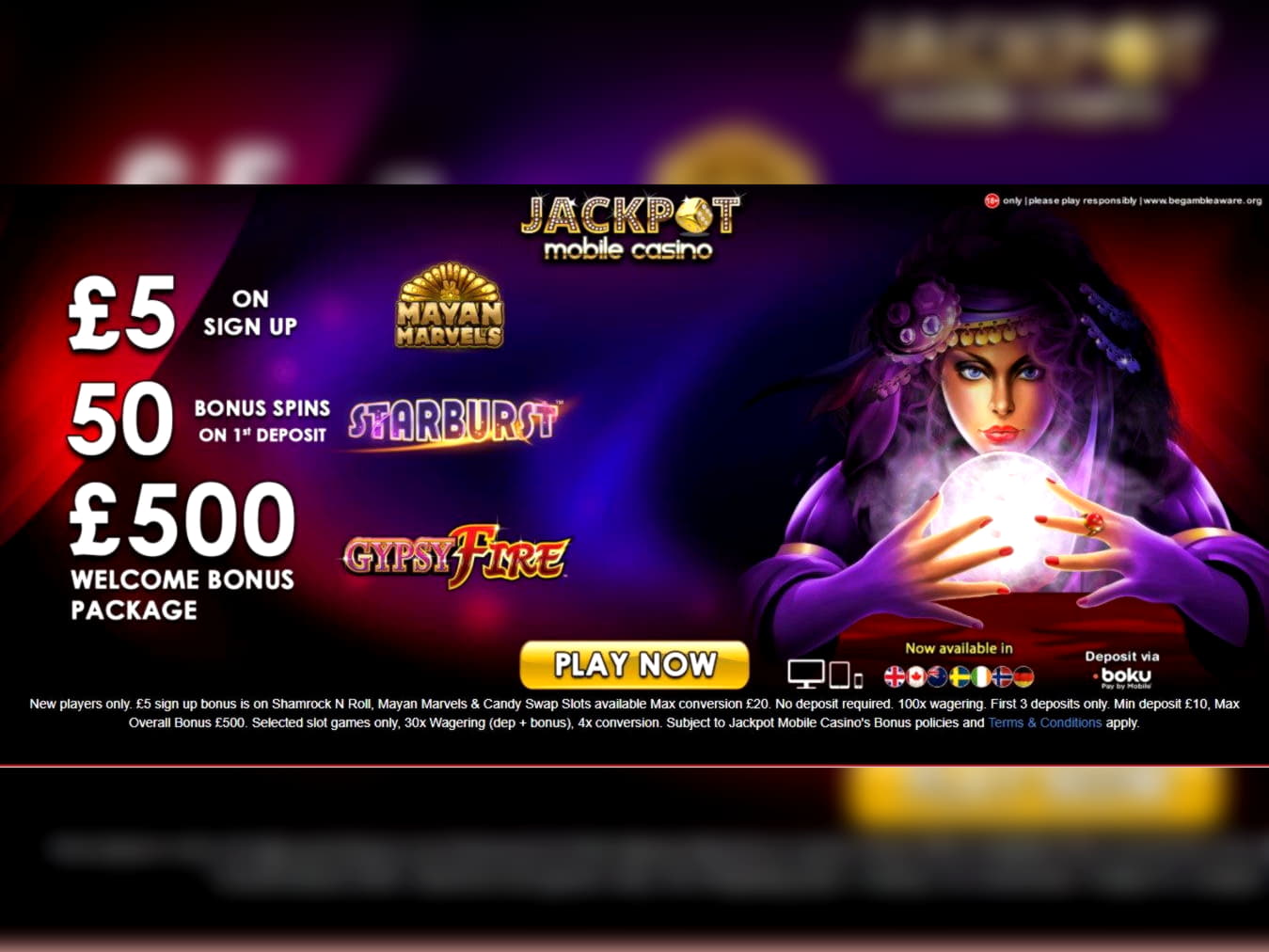 265 free spins no deposit at All Slots Casino