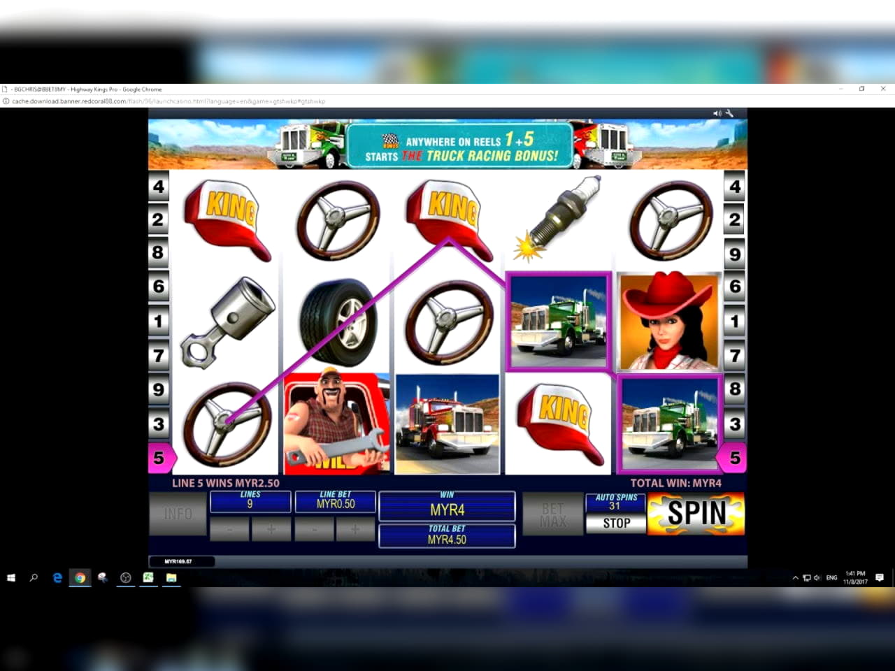 895% Match bonus at Casino-X