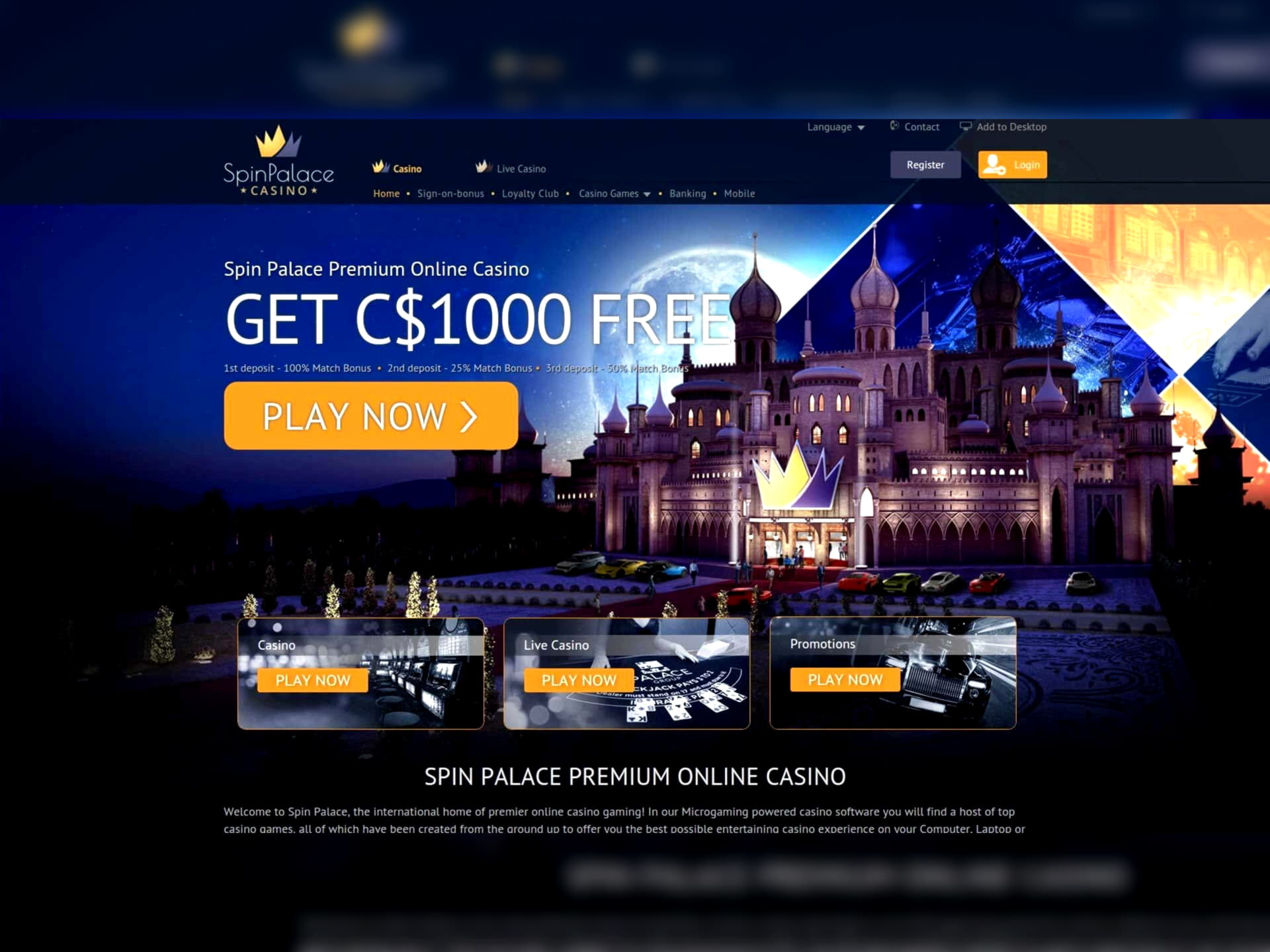 £415 free chip casino at Euro Palace Casino