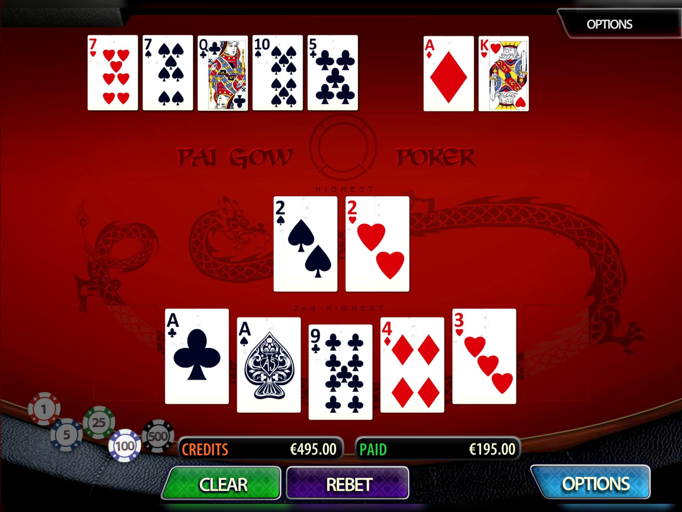 $330 Free chip casino at Genesis Casino