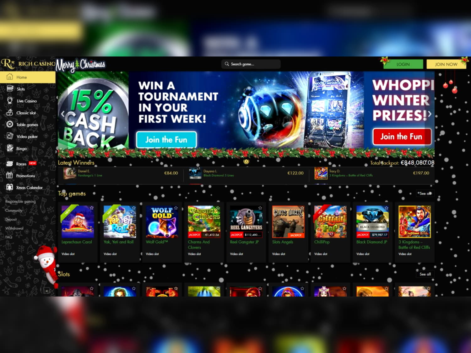 865% Casino Welcome Bonus at Ruby Fortune Casino