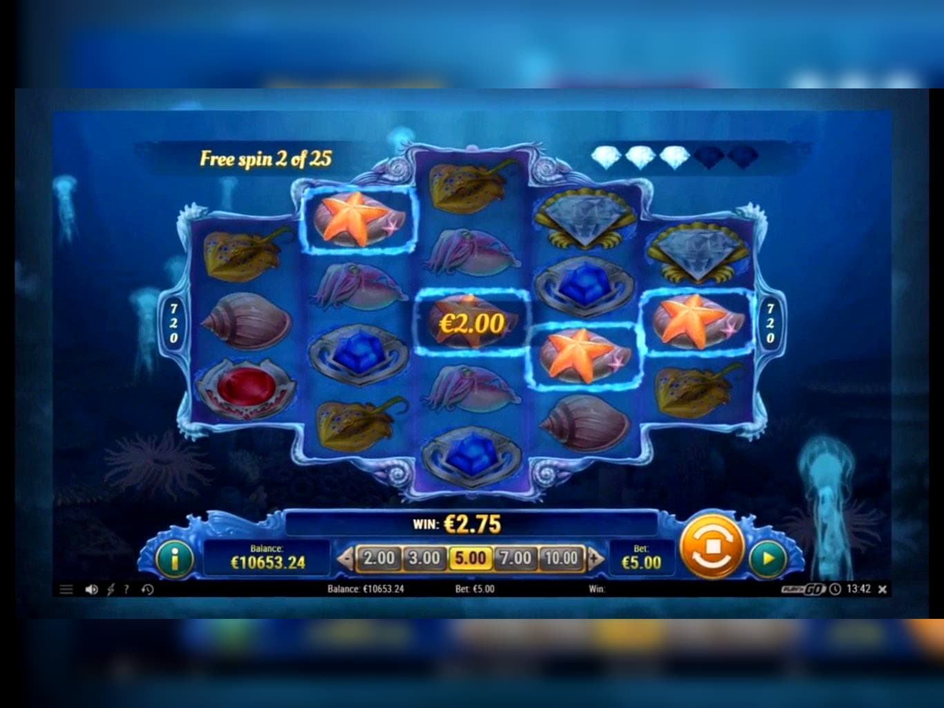 205 free spins at Casino Las Vegas