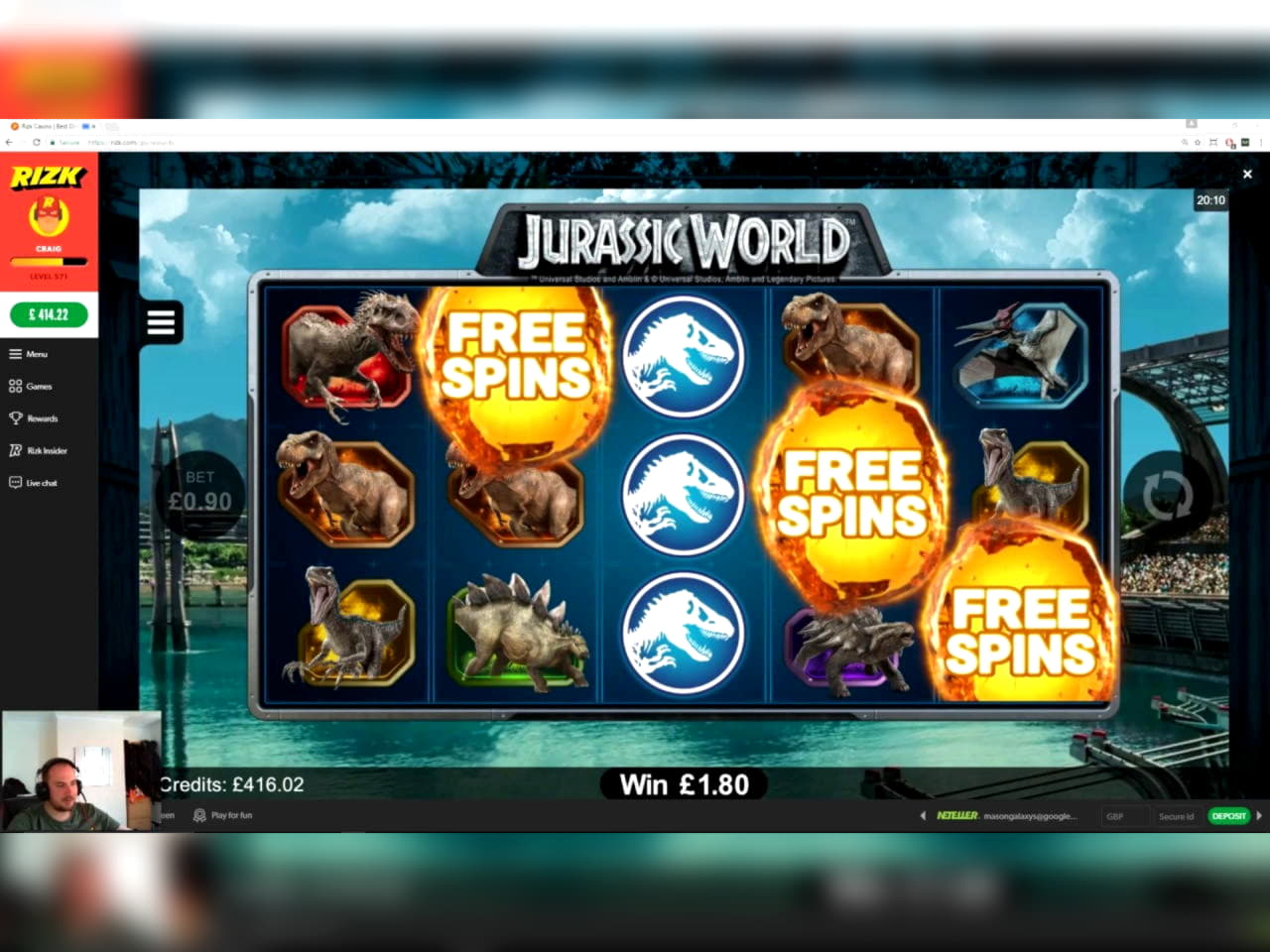 €3485 No deposit at Cherry Jackpot Casino
