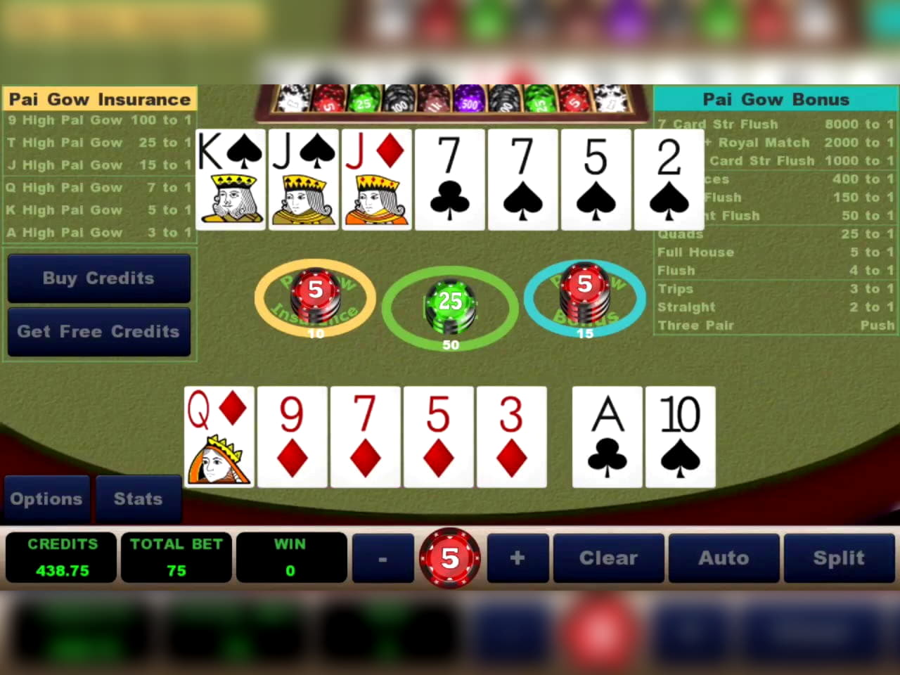 595% Match at a casino at Euro Palace Casino