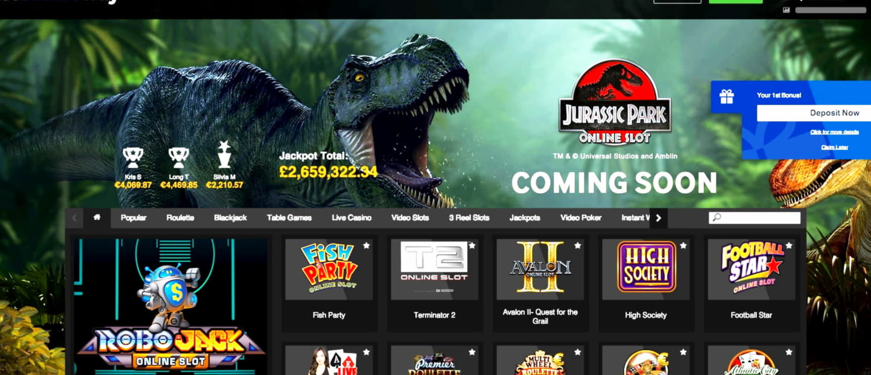 35% Signup casino bonus at Vegas Hero Casino