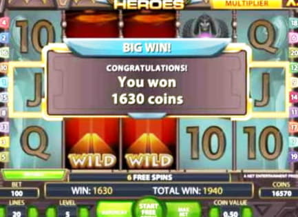 $3000 NO DEPOSIT BONUS CASINO at Vegas Hero Casino