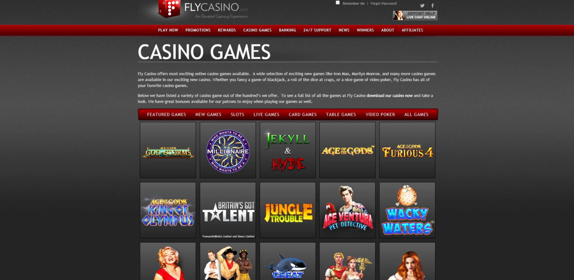 $885 No deposit bonus casino at Casino Room
