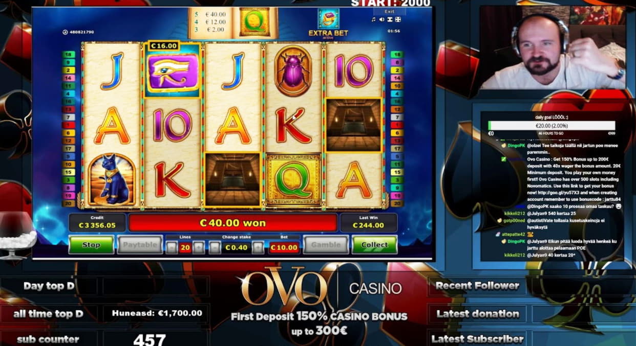 $66 no deposit bonus at Come On Casino