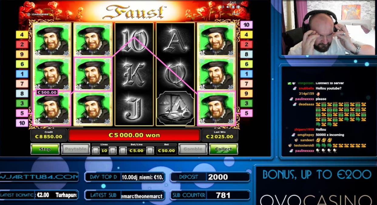 955% Match at a Casino at Gaming Club Casino