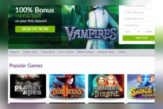 745% Signup casino bonus at Betway Casino