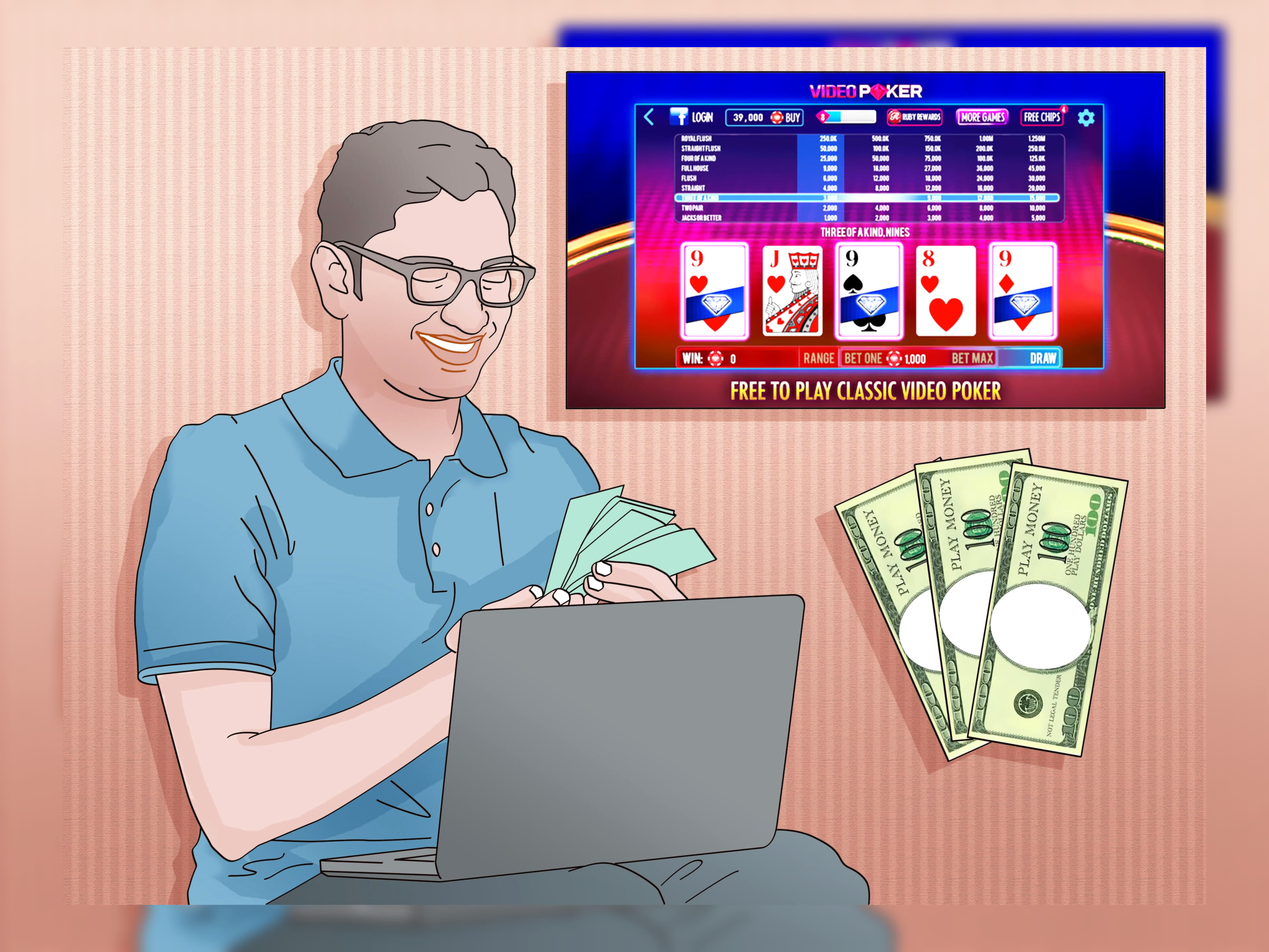 €580 casino chip at Red Bet Casino