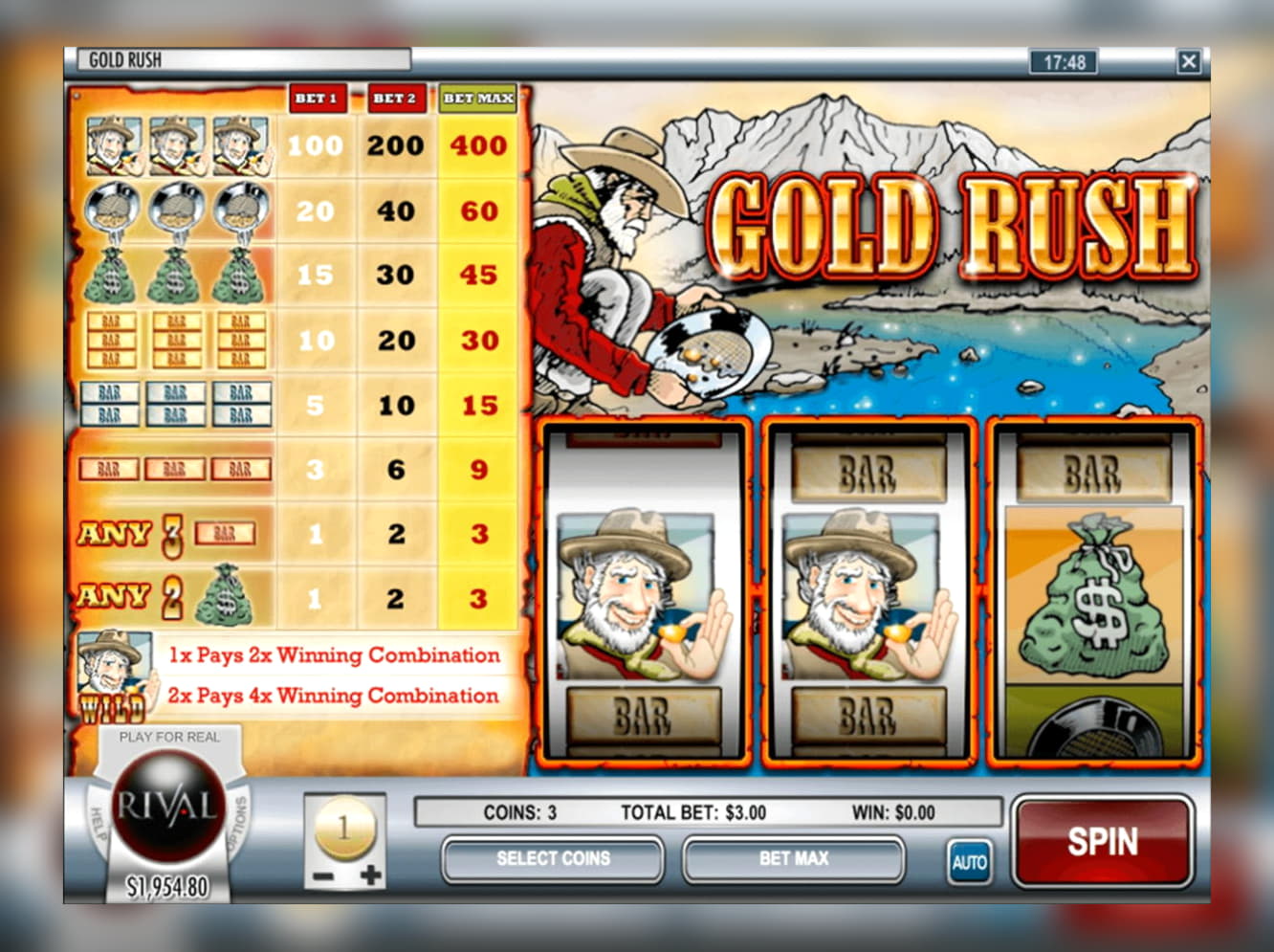 $440 Daily freeroll slot tournament at Casino Room