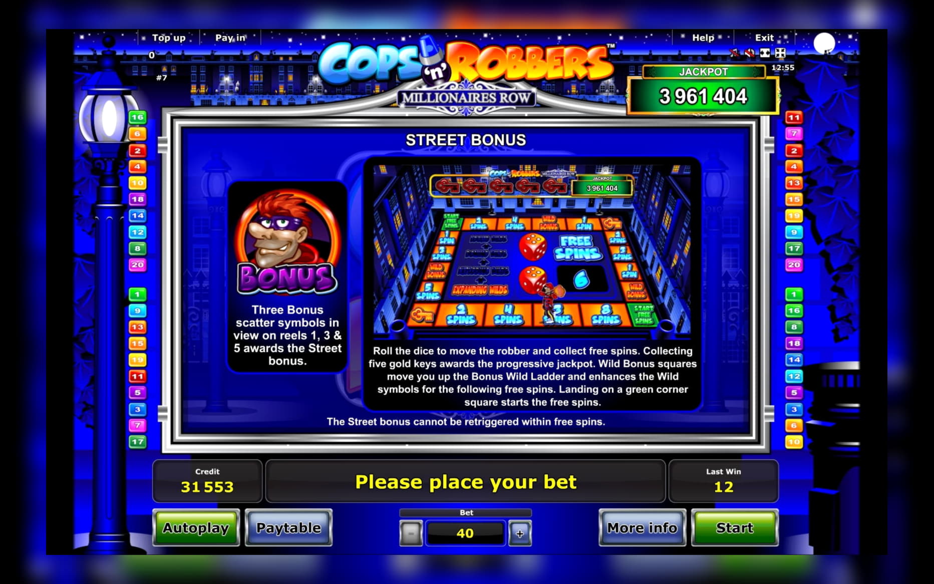 $555 Casino Chip at Cherry Jackpot Casino
