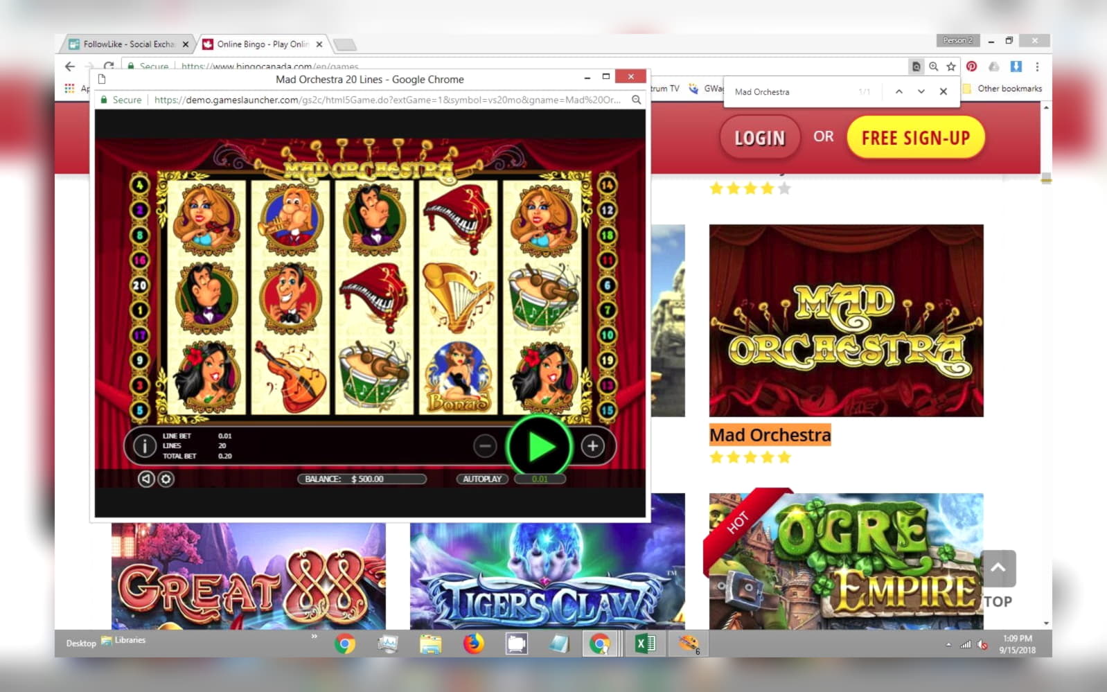 €20 Mobile freeroll slot tournament at Cherry Jackpot Casino
