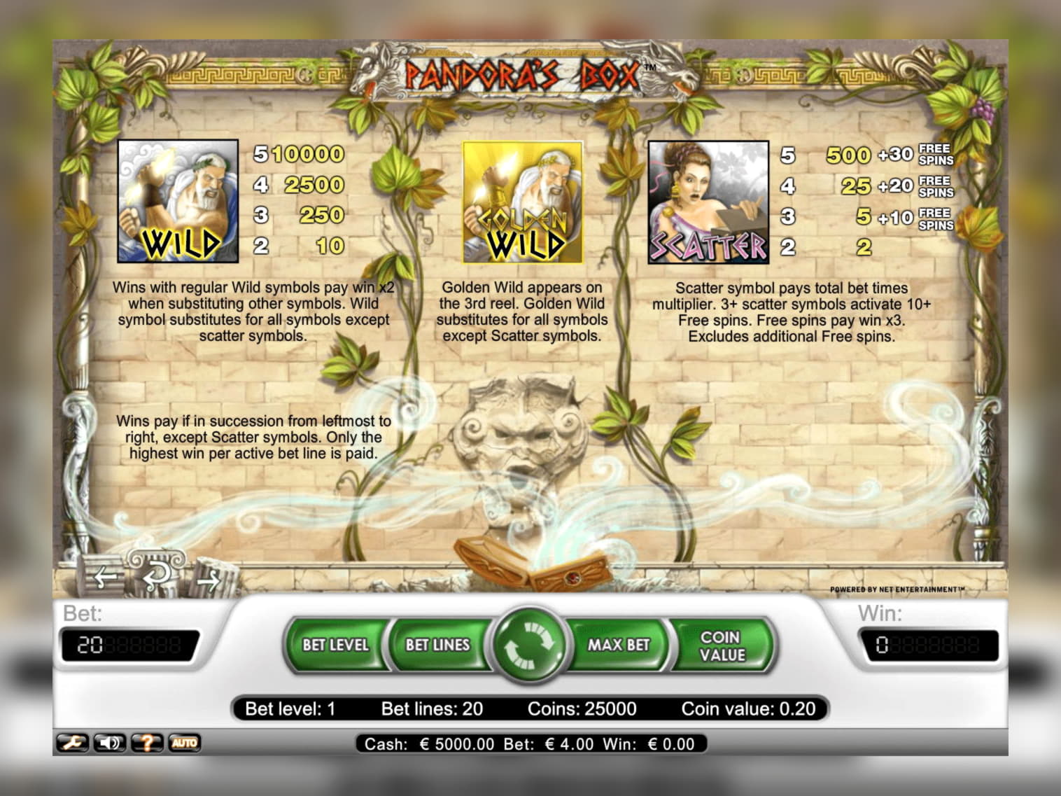 EUR 4415 NO DEPOSIT BONUS CASINO at 888 Casino