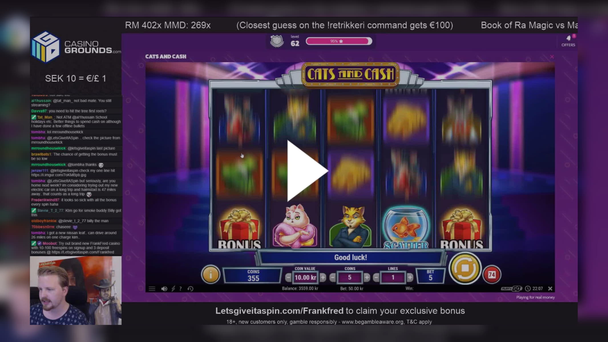 Eur 650 FREE CHIP at Euro Palace Casino