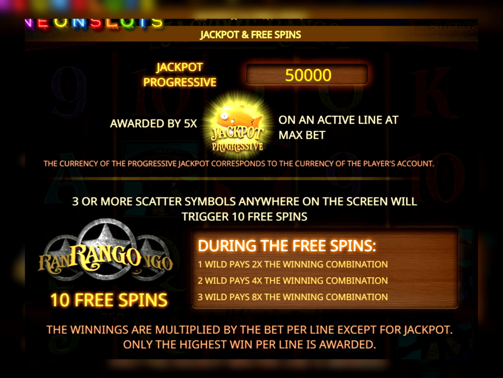 110 Free Spins at bWin Casino