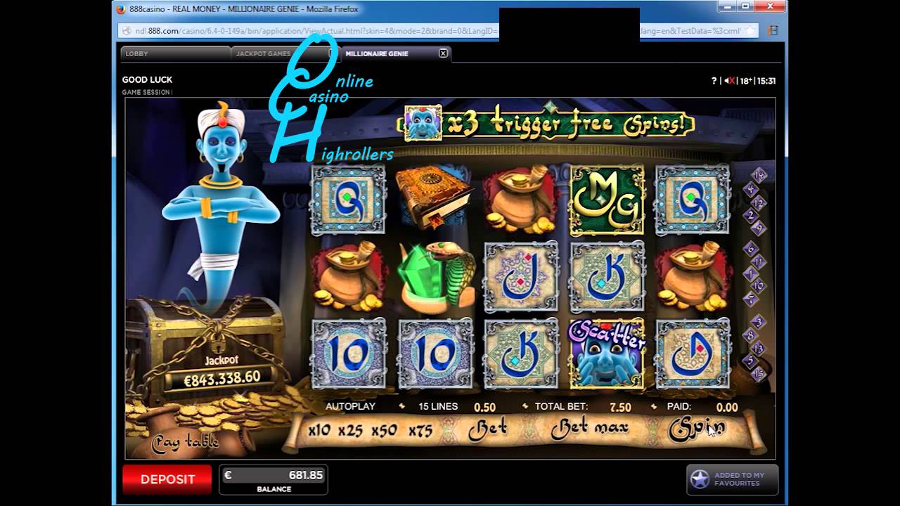 Millionaire Genie – Bonus Game – Online Online Casino Saudi Arabia High Rollers