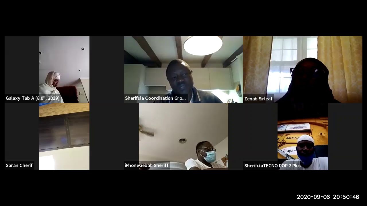 SCG Meeting August 30 2020
