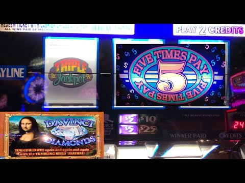 HIGH LIMIT Online Casino Saudi Arabia SLOTS: TRIPLE JACKPOT + FIVE TIMES PAY + DAVINCI DIAMONDS SLOT PLAY!