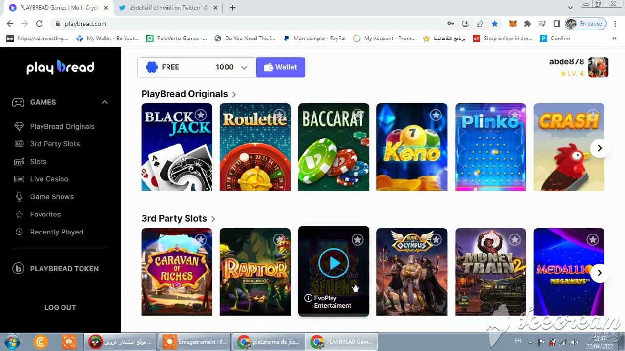#Playbread best online Saudi Arabia Casino platform? #earnmoney #gambling #Saudi Arabia Casino ?