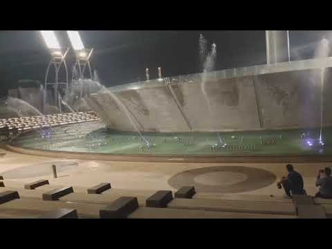 Water Fountain demo in Egypt! Cairo Music Dancing Fountain!