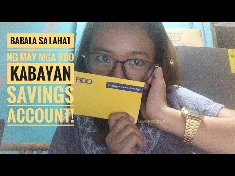 Babala Sa Lahat Ng May Mga BDO Kabayan Savings Account! Baka Maubos Pera Nyo!