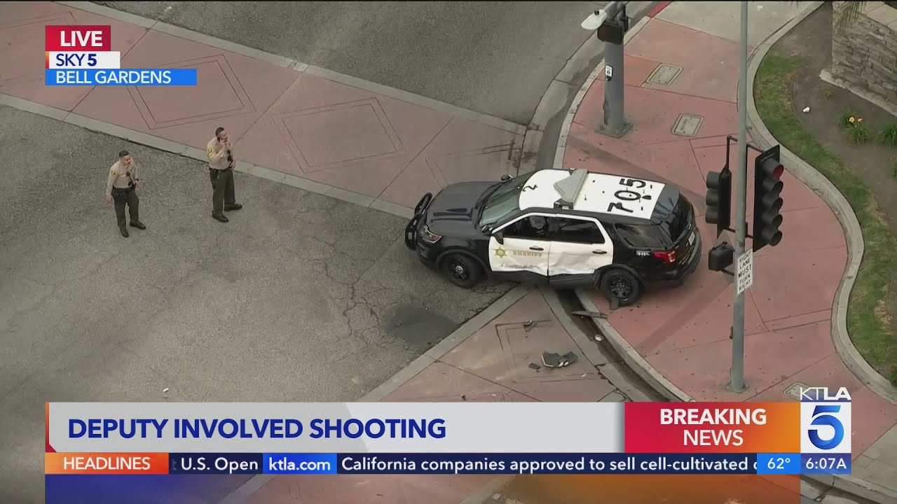 Deputy, suspect transported after shooting in Bell Gardens