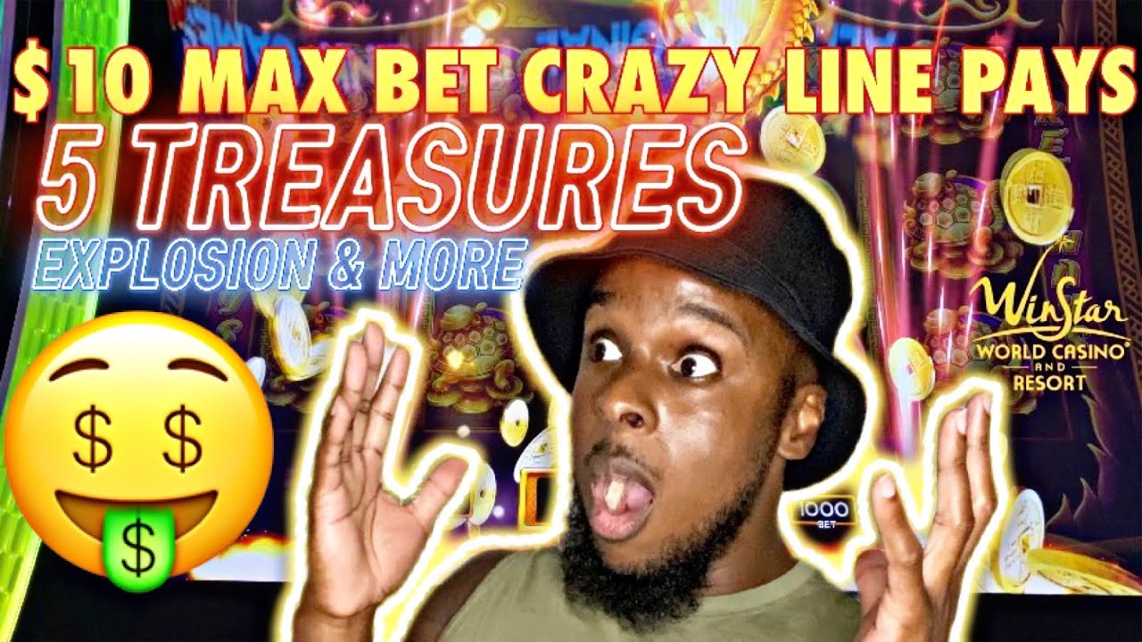 ? #CASINO I CAN'T BELIEVE THIS MAX BET LINE HIT PAID BIG!!!! #winstar #gambling #bonus #slots