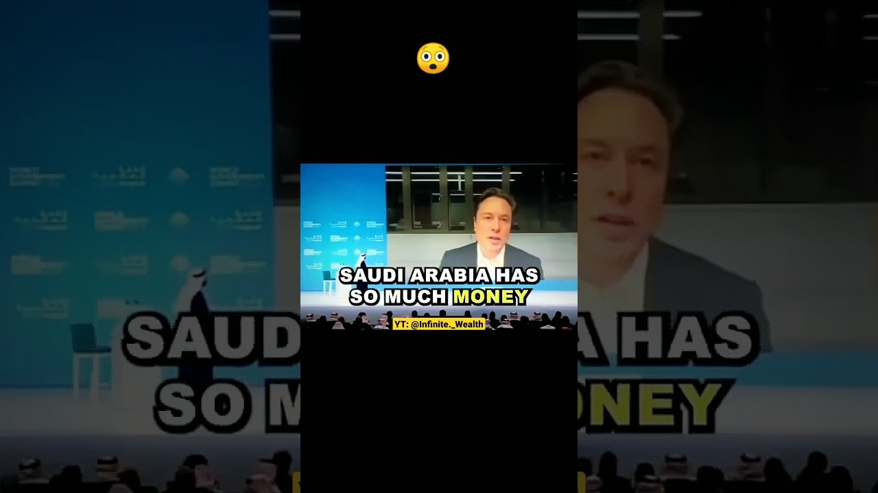 Why Saudi Arabia Is Rich - Elon Musk #elonmusk #billionaire #saudiarabia