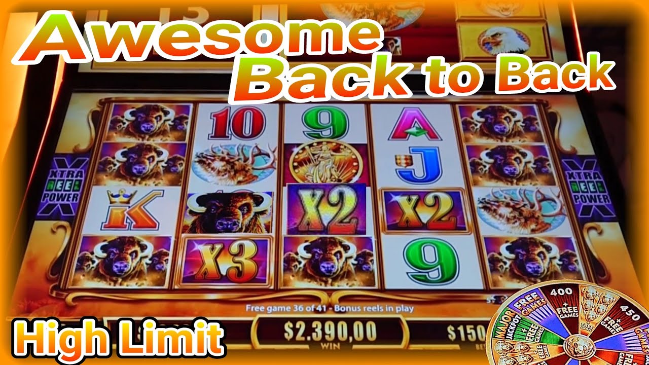 ?Wow!! Awesome Jackpots Back to Back on BUFFALO GOLD REVOLUTION Slot High Limit