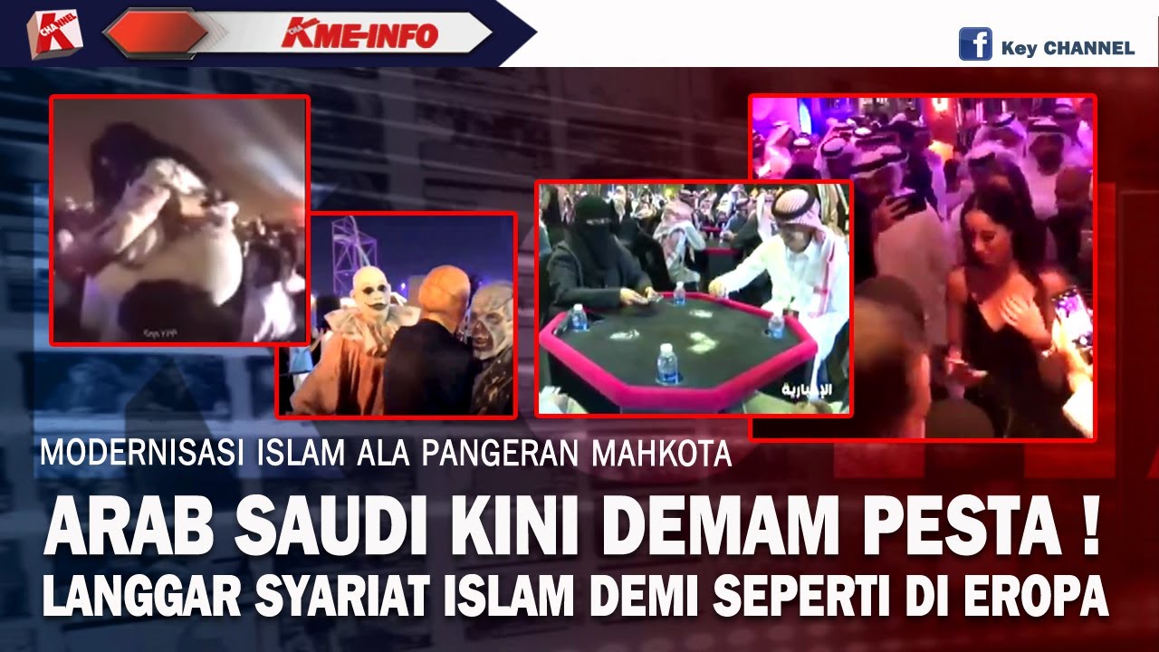 ARAB SAUDI KINI DEMAM PESTA! LONGGARKAN SYARIAT ISLAM DEMI SEPERTI DI EROPA