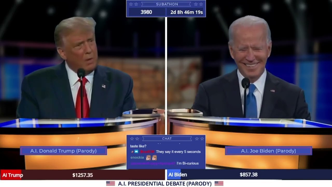 Donald Trump and Joe Biden Presidential A.I Debate