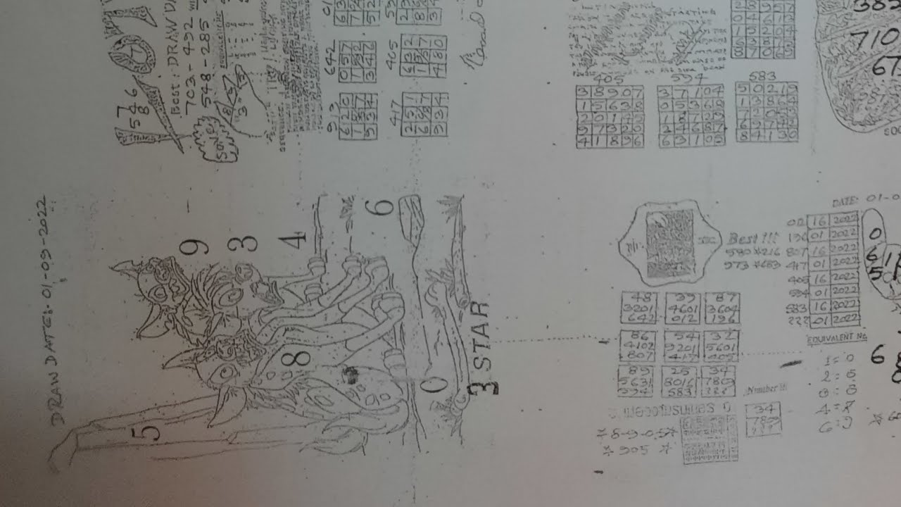 Lottery paper 2 Thai Lottery 9×3of First paper 01-09-2022 || Thailand lottery 1st paper1|9|2022