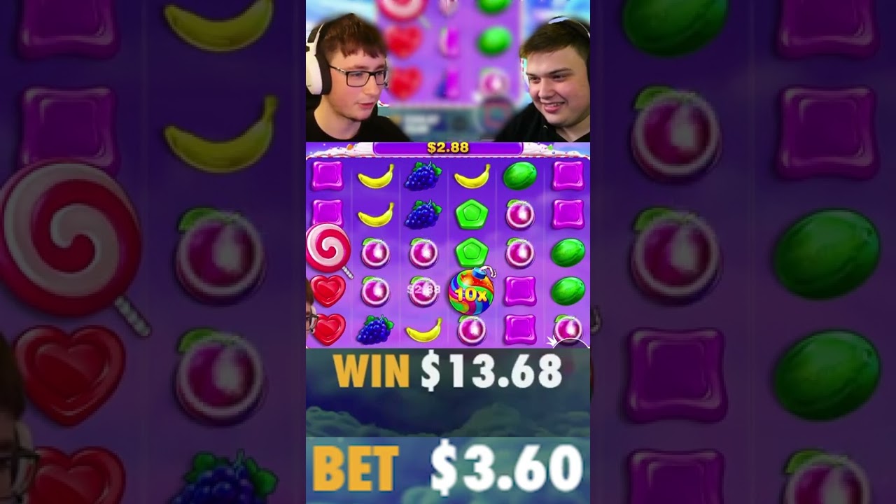 MAX PURPLES ON SWEET BONANZA SLOT! (Bonus Buys) #slots #casino #sweetbonanza #shorts