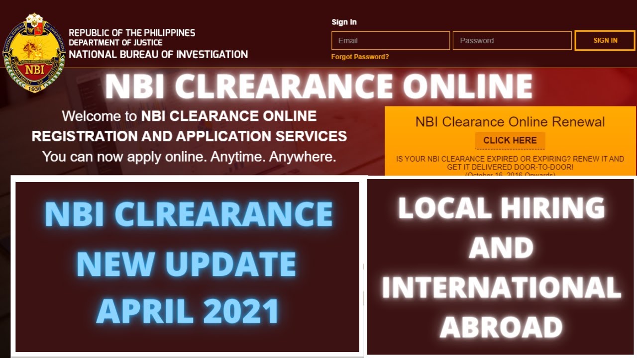 PAANO KUMUHA NG NBI CLEARANCE ONLINE NEW UPDATE APRIL 2021
